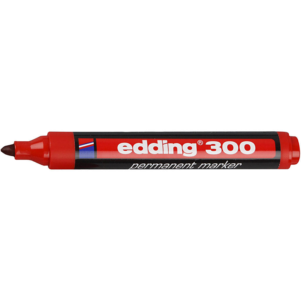 Edding 300 Marker, line 1,5-3 mm, red, 1 pc [HOB-25021]