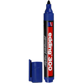 Edding 300 Marker, line 1,5-3 mm, blue, 1 pc [HOB-25023]