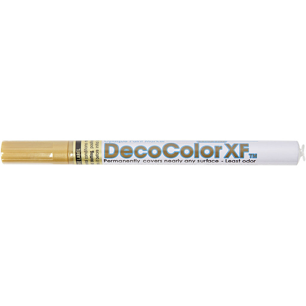 Deco Permanent Marker, line 0,8 mm, gold, 1 pc [HOB-25030]