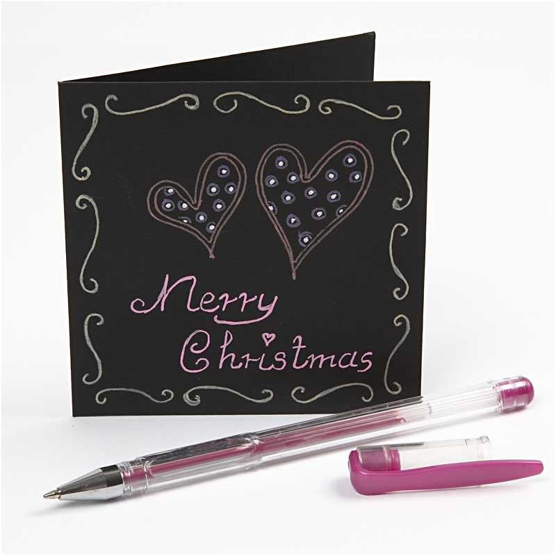 Gel Pens, line 0,8 mm, assorted colours, 10 asstd./ 1 pack [HOB-25103]