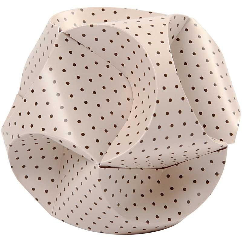 Click Ornaments, dia. 9 cm, size 5,5x28,4 cm, 9 set/ 1 pack [HOB-25140]