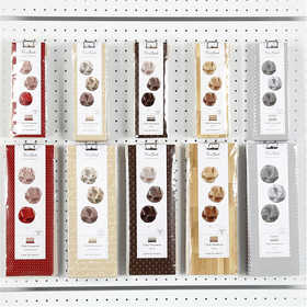 Click Ornaments, dia. 5+9 cm, 10x10 pack/ 1 pack [HOB-25155]