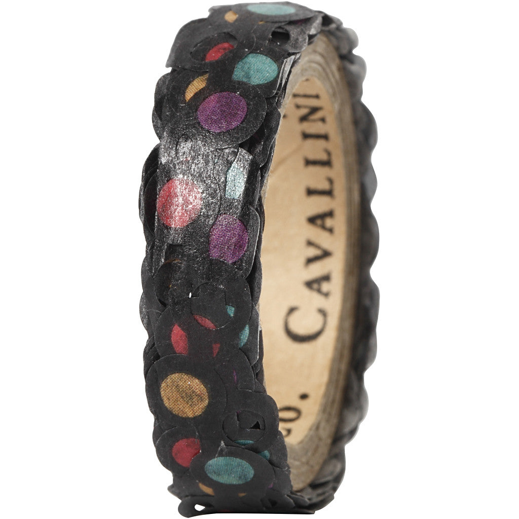 Lace Washi Tape, W: 10 mm, 5 m/ 1 roll [HOB-25263]