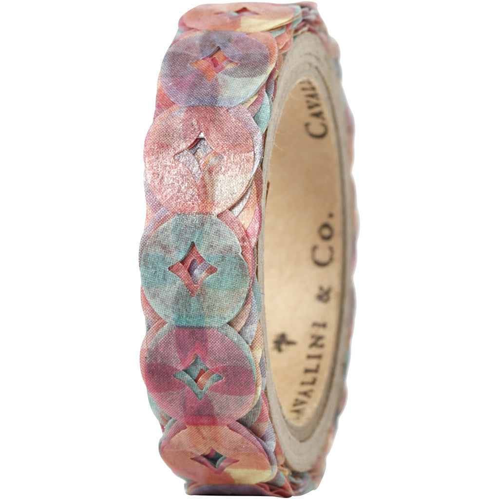 Lace Washi Tape, W: 10 mm, 5 m/ 1 roll [HOB-25266]