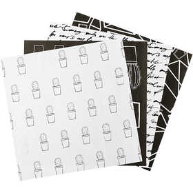 Origami Paper, size 10x10 cm, 80 g, 40 sheet/ 1 pack [HOB-25368]