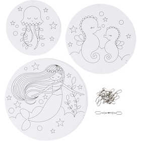 Mobile Ornaments with Motifs, dia. 12+15+18 cm, 300 g, 3 set/ 1 pack [HOB-25456]