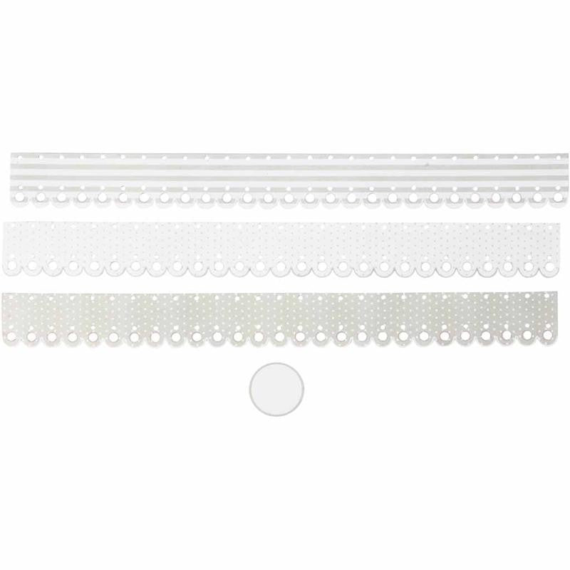 Paper Rosettes, dia. 8 cm, 160 g, 6 pc/ 1 pack [HOB-25680]