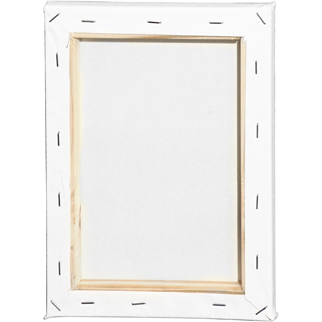 Canvas, D. 1.6 cm, size 18x24 cm, 360 g, white, 10 pc/ 1 pack [HOB-25703]