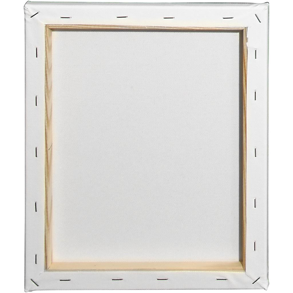 Canvas, D. 1.6 cm, size 24x30 cm, 360 g, white, 10 pc/ 1 pack [HOB-25704]