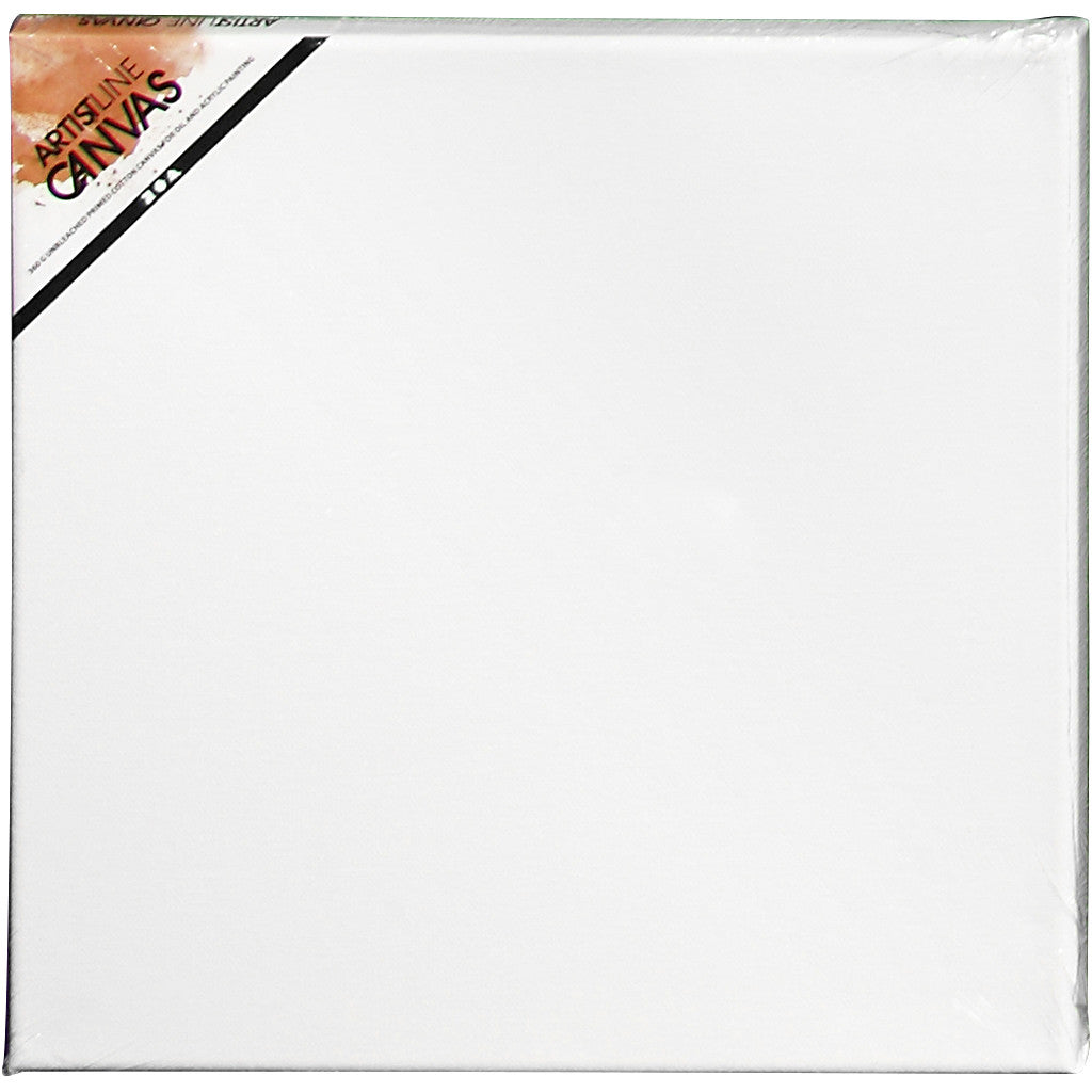 Canvas, D. 1.6 cm, size 30x30 cm, 360 g, white, 1 pc [HOB-257050]