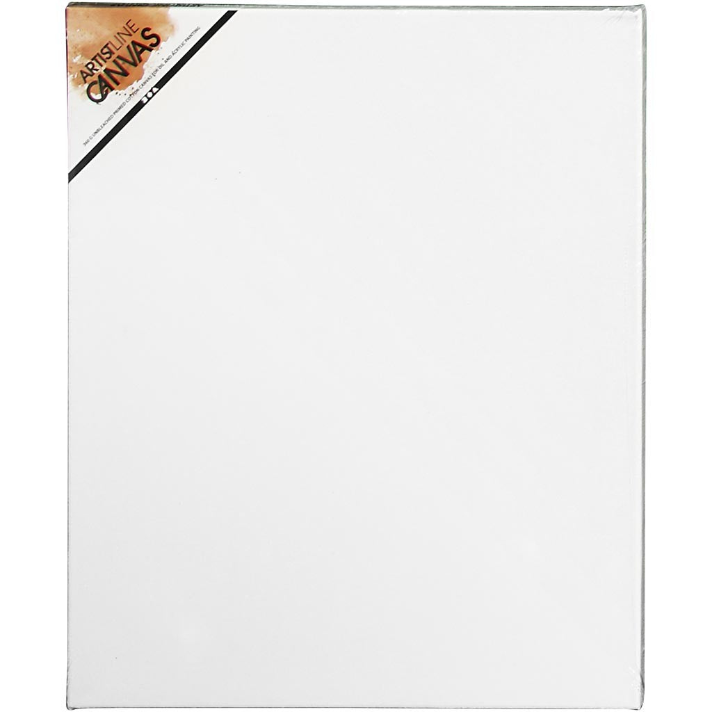 Canvas, D. 1.6 cm, size 50x60 cm, 360 g, white, 5 pc/ 1 pack [HOB-25710]