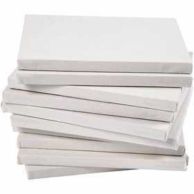 Canvas, D. 1,6 cm, A2, size 42x60 cm, 280 g, white, 20 pc/ 1 pack [HOB-25739]