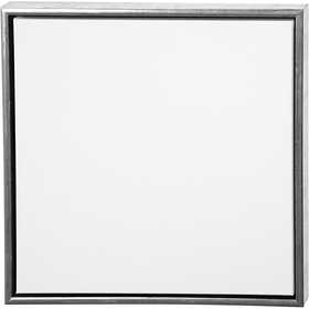 Canvas with Wooden Frame, size 50x50 cm, 360 g, antique silver, white, 1 pc [HOB-25759]