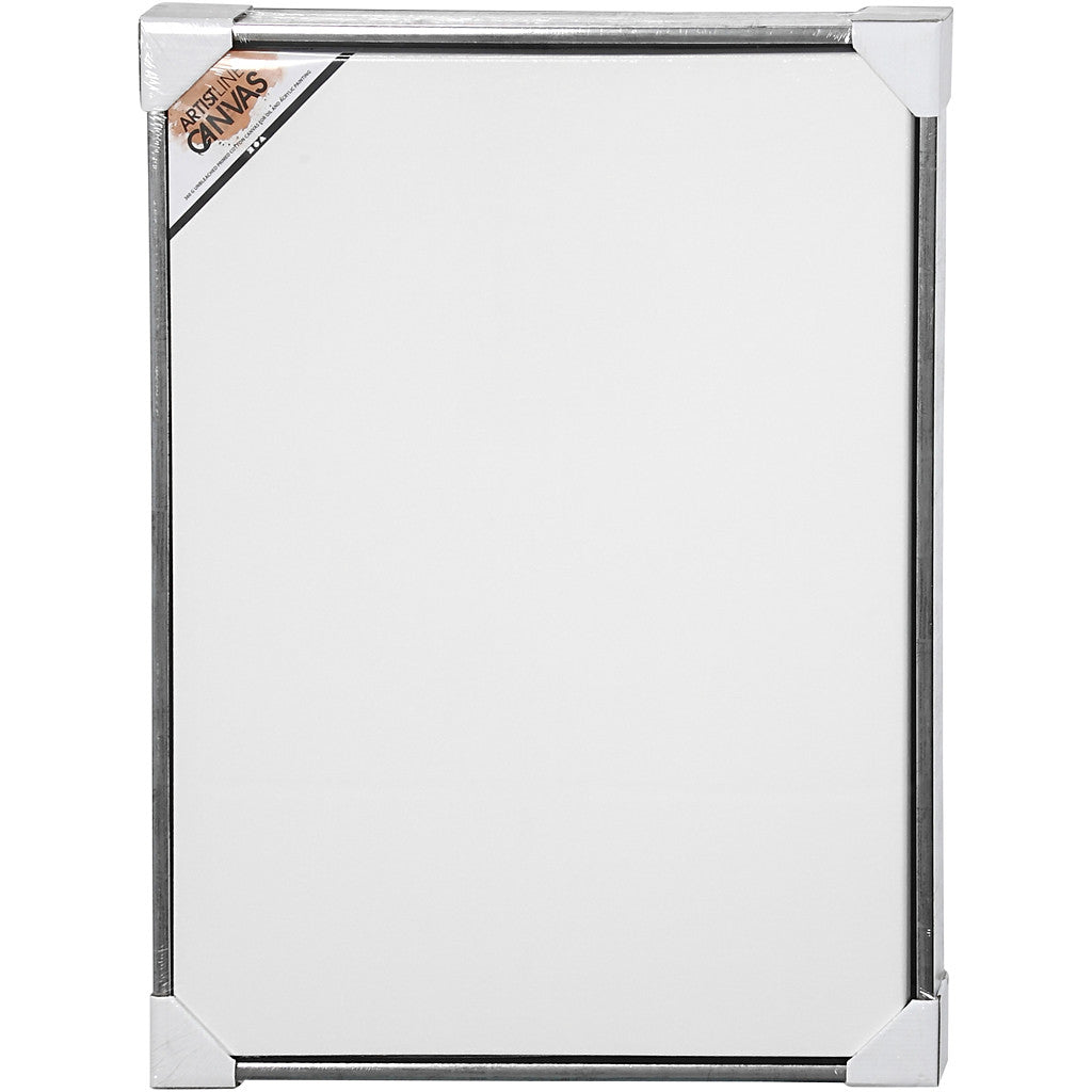 Canvas with Wooden Frame, size 60x80 cm, 360 g, antique silver, white, 1 pc [HOB-25763]