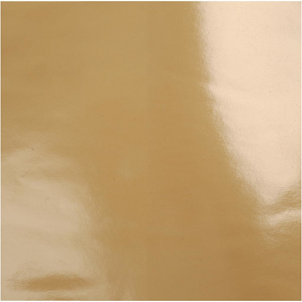 Origami Paper, size 10x10 cm, 128 g, gold, 20 sheet/ 1 pack [HOB-26322]