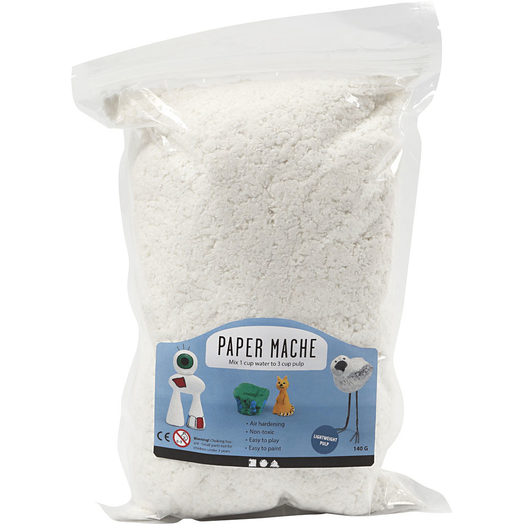 Papier-Maché Pulp, 140 g/ 1 bag [HOB-263551]