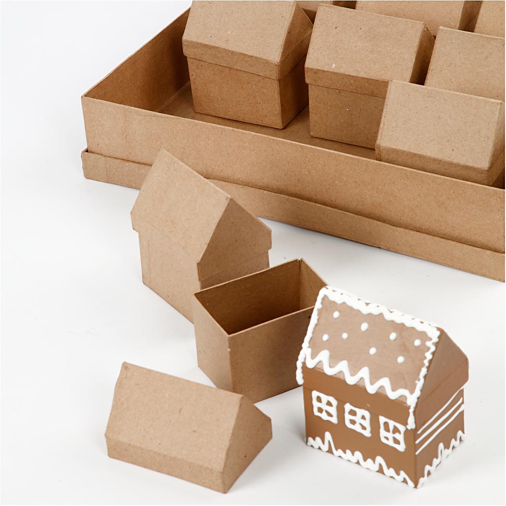 House, H: 10,5 cm, size 6x8,5 cm, 5x4 pc/ 1 pack [HOB-26468]