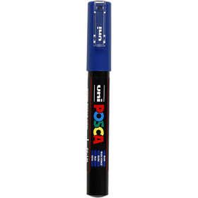Posca Marker, no. PC-1M, line 0,7 mm, extra-fine, blue, 1 pc [HOB-273041]