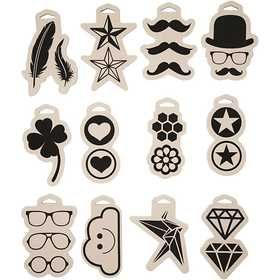 Foam Stamp, size 12x18 cm, thickness 15 mm, 12 pc/ 1 pack [HOB-27570]