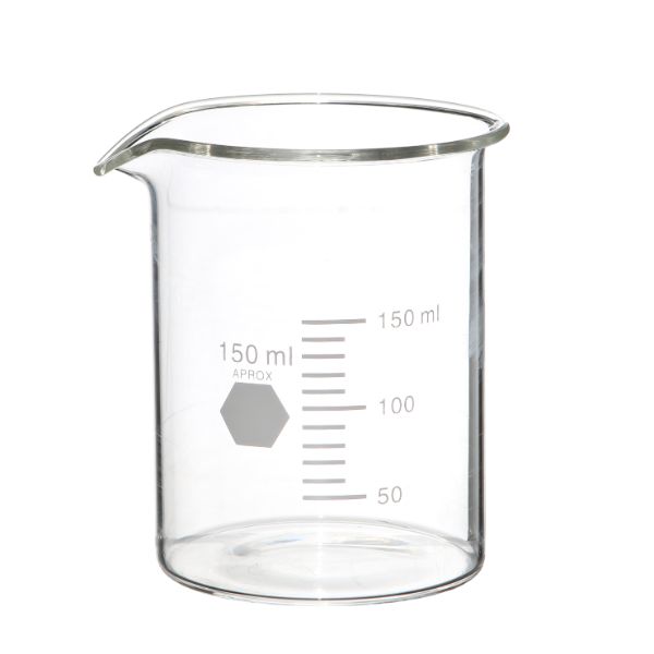 Laboratory Glass Cylinder Ø9cm and 11cm tall (1 pc)