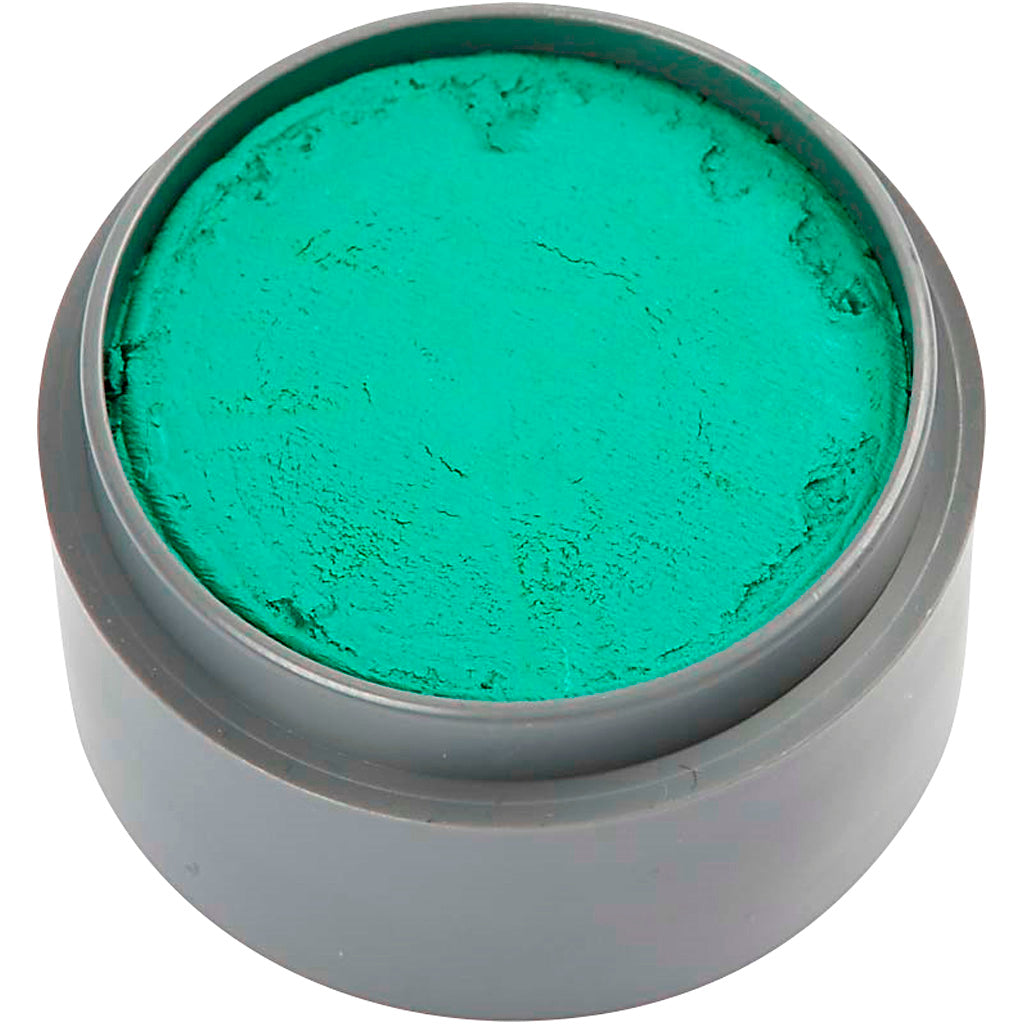 Grimas face paint, green, 15 ml/ 1 tub