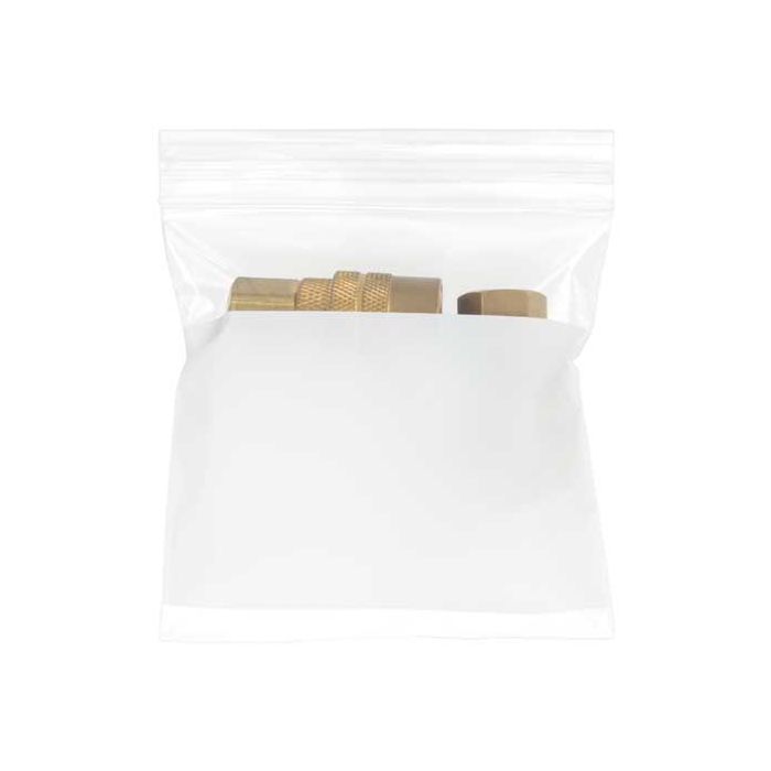 Grip Seal Bags with Write-on-Panel 10x10cm PE 50 micron (100 pieces) [2WE44]