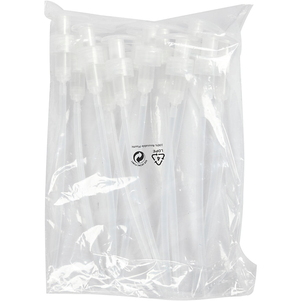 PRIMO Paint pumps, L: 20 cm, dia. 3 cm, 12 pc/ 1 pack [HOB-300440]