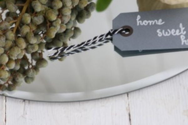 Mirror Plate Round Ø20cm bevelled Edge (1 pc) [IFS-30200]