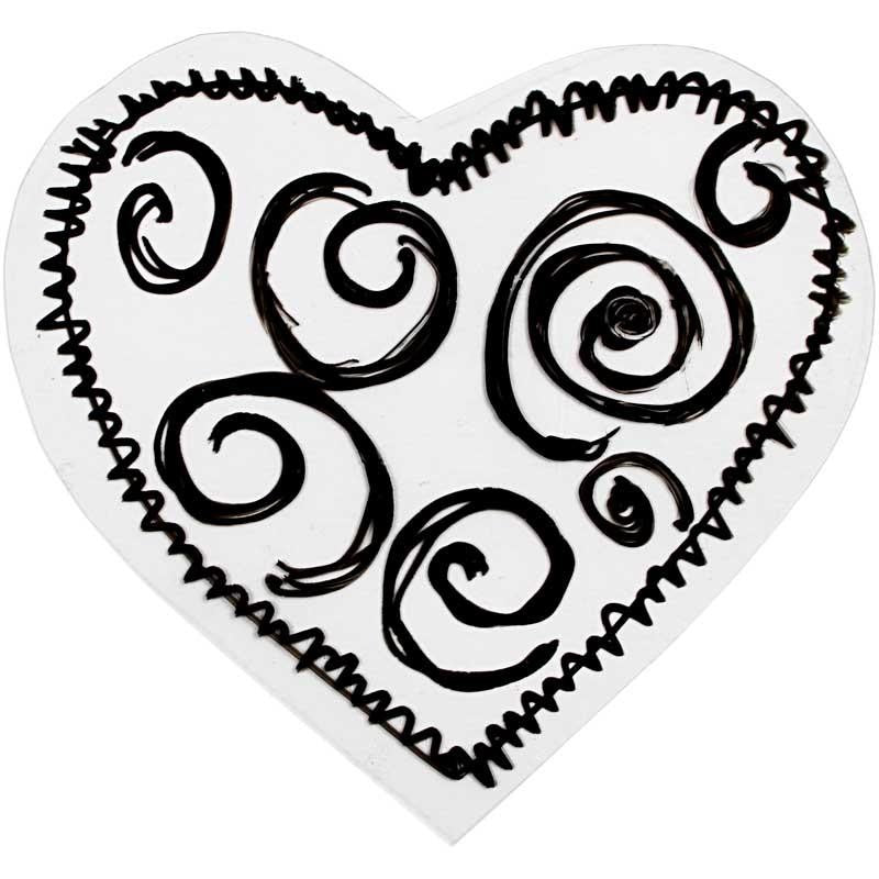 Glass & Porcelain Contour, line 1-2 mm, opaque, black, 1 pc [HOB-31314]