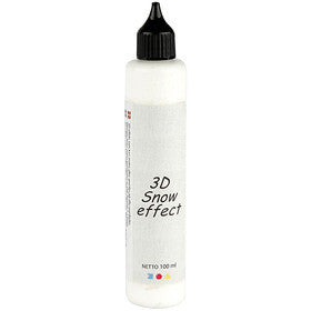 3D Snow Paste, white, 100 ml/ 1 bottle [HOB-31740]