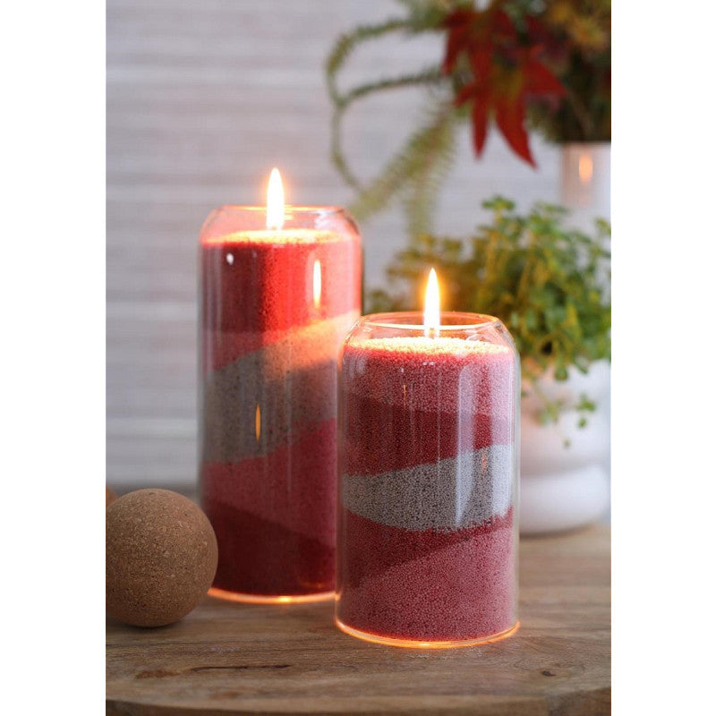 Pearlsand Candle 400gr Bordeaux (6 pcs) [IFS-32721]