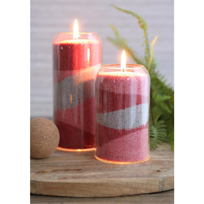 Pearlsand Candle 400gr Bordeaux (6 pcs) [IFS-32721]