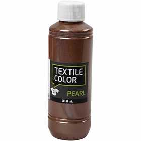 Textile Color, mother of pearl, brown, 250 ml/ 1 bottle [HOB-33732]
