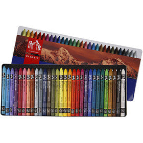 CARAN D’ACHE Neocolor I Crayons, L: 10 cm, thickness 8,5 mm, assorted colours, 30 pc/ 1 pack [HOB-34016]