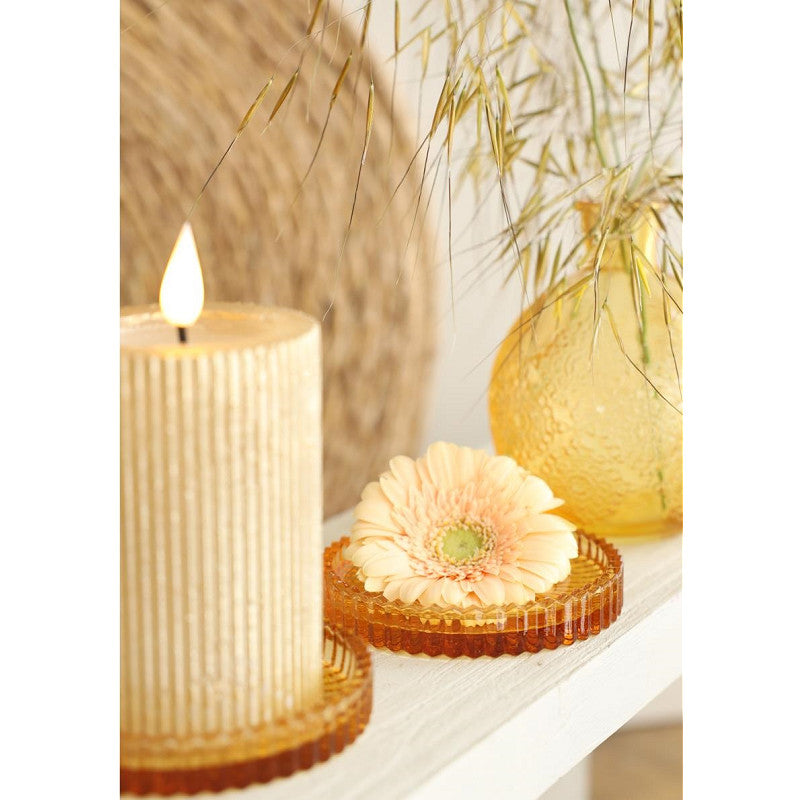 Glass Dishes Kate Ø10 h.6,5 cm Mustard Set 4 (6 pcs) [IFS-34102]