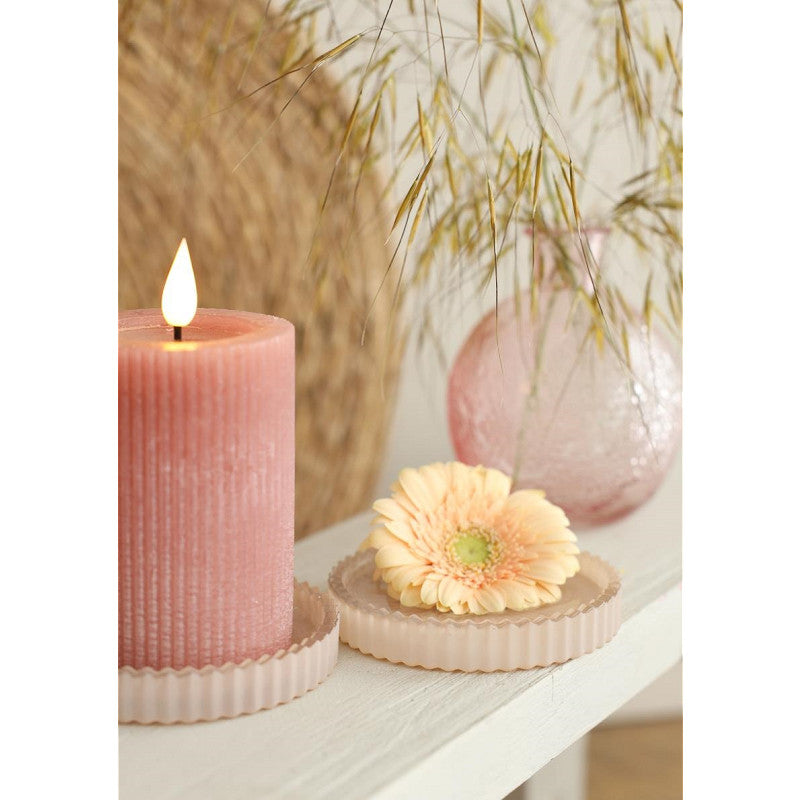 Glass Dishes Kate Ø10 h.6,5 cm Frosted Creme Set 4 (6 pcs) [IFS-34104]