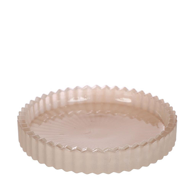 Glass Dishes Kate Ø10 h.6,5 cm Frosted Creme Set 4 (6 pcs) [IFS-34104]
