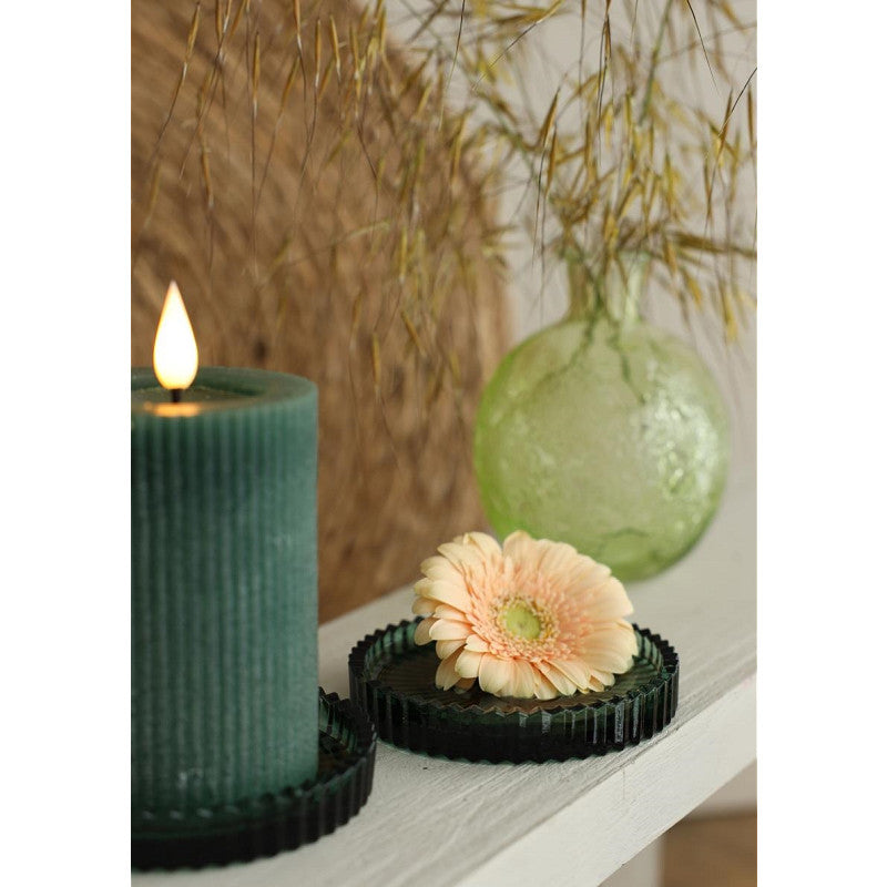 Glass Dishes Kate Ø10 h.6,5 cm Dark Green Set 4 (6 pcs) [IFS-34108]