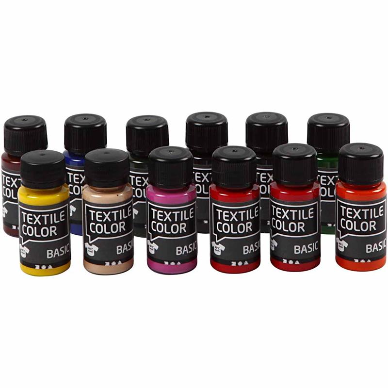 Textile Color, 12x50 ml/ 1 pack [HOB-34160]