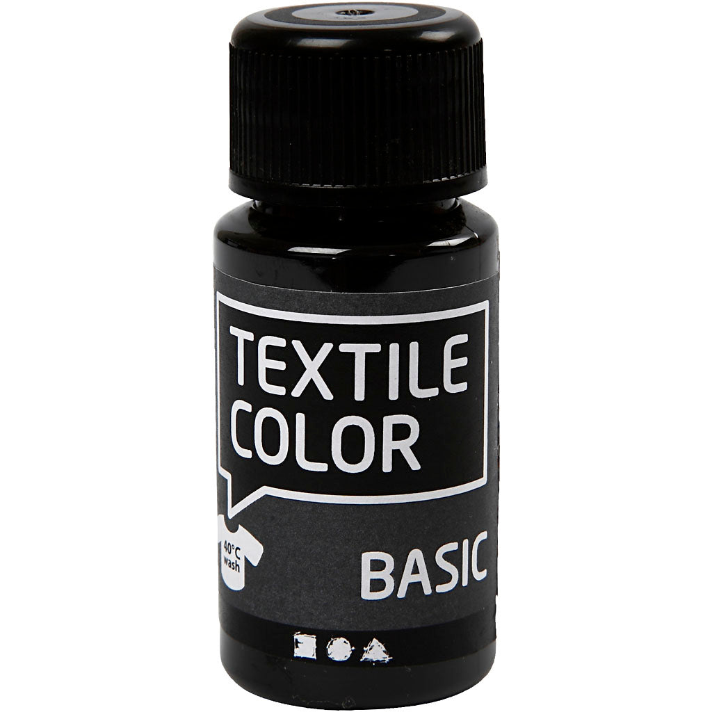Textile Color, black, 50 ml/ 1 bottle