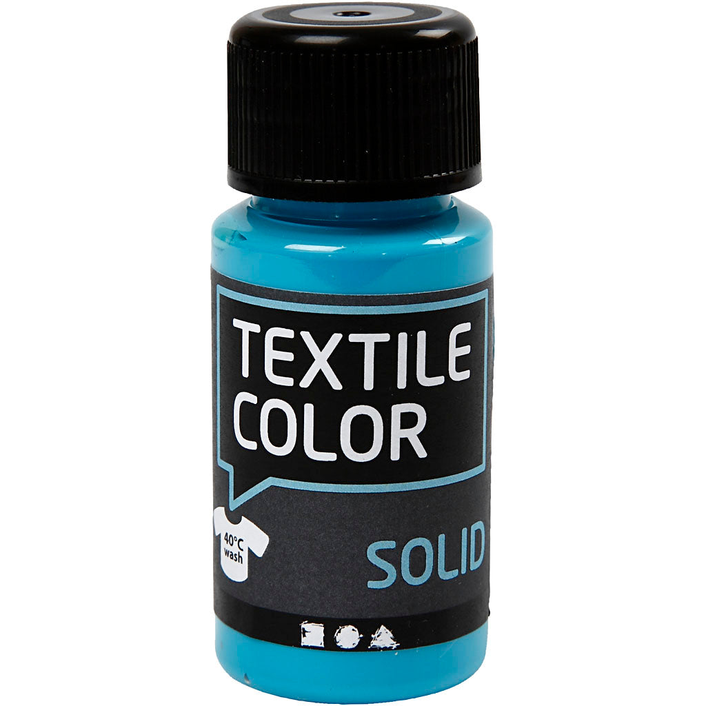 Textile Solid, opaque, turquoise blue, 50 ml/ 1 bottle
