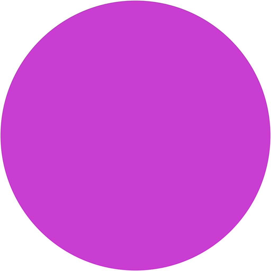 Watercolours, H: 16 mm, dia. 44 mm, cerise, 6 pc/ 1 pack [HOB-34488]