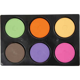 Watercolours, H: 16 mm, dia. 44 mm, additional colours, 1 pack [HOB-34561]