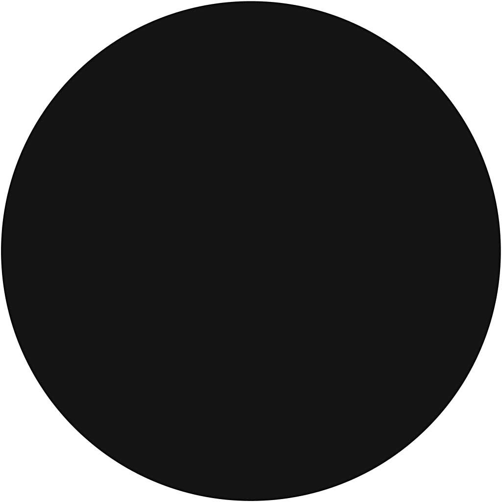 Watercolours, H: 19 mm, dia. 57 mm, black, 6 pc/ 1 pack [HOB-34588]