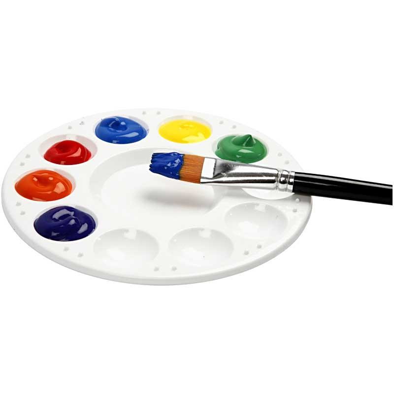 Art Acrylic, semi-glossy, semi-transparent, primary red, 500 ml/ 1 bottle [HOB-35404]