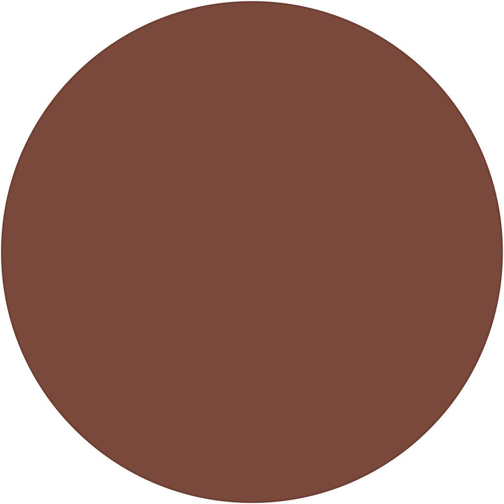 Art Acrylic, semi-glossy, opaque, burnt umber, 500 ml/ 1 bottle [HOB-35426]