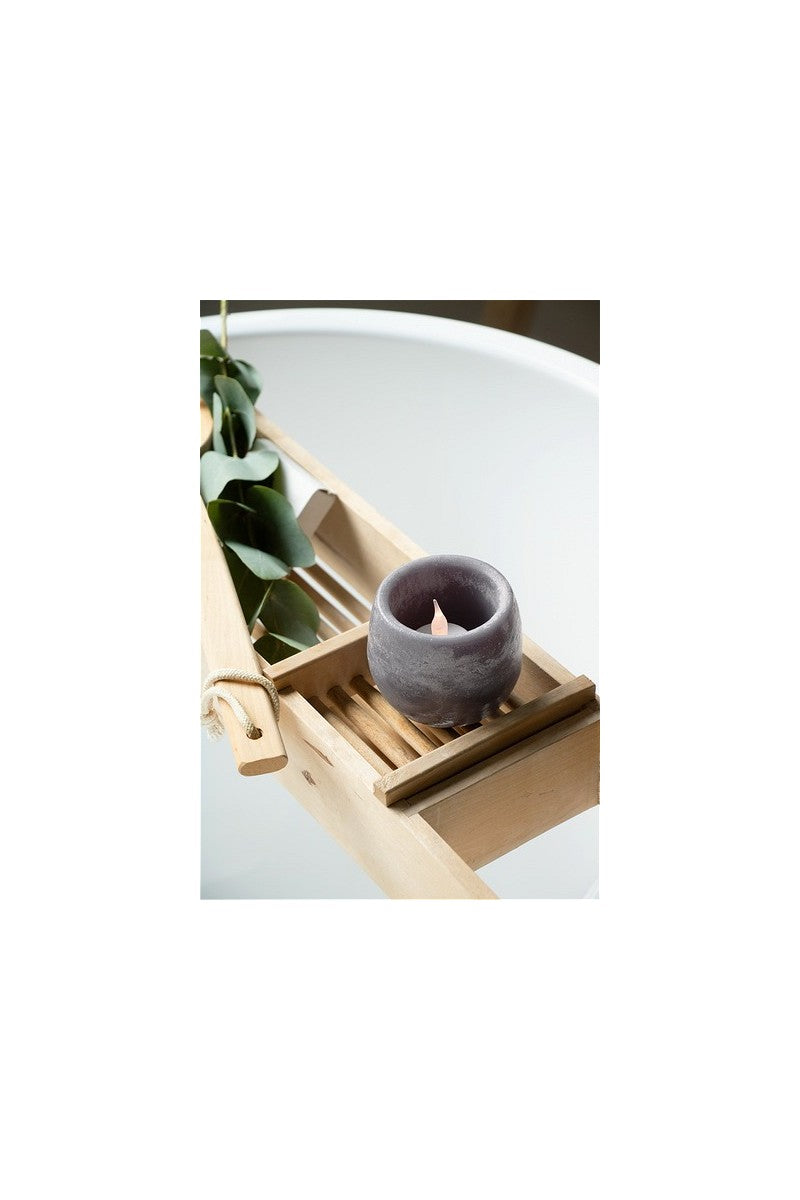 Aroma bowl Dark Grey Lavender Scent Ø9x8 cm (6 Pcs) [IFS-36213]