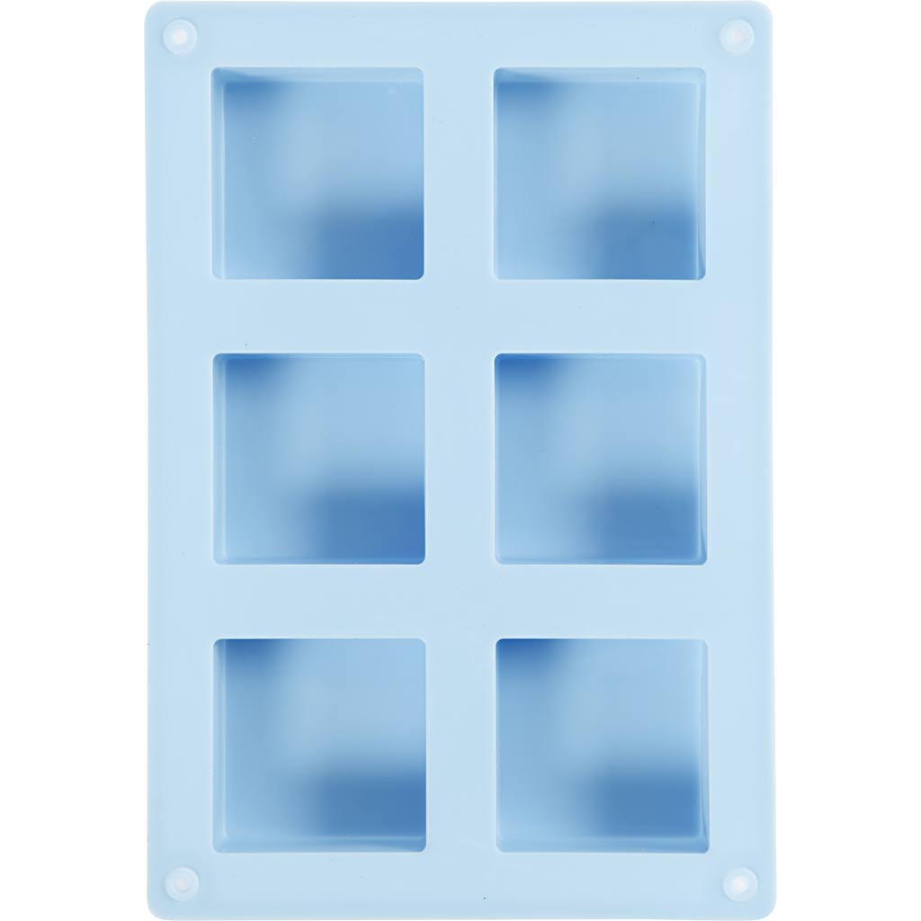 Silicone Mould, H: 2,5 cm, L: 5 cm, W: 5 cm, 60 ml, 1 pc [HOB-371811]