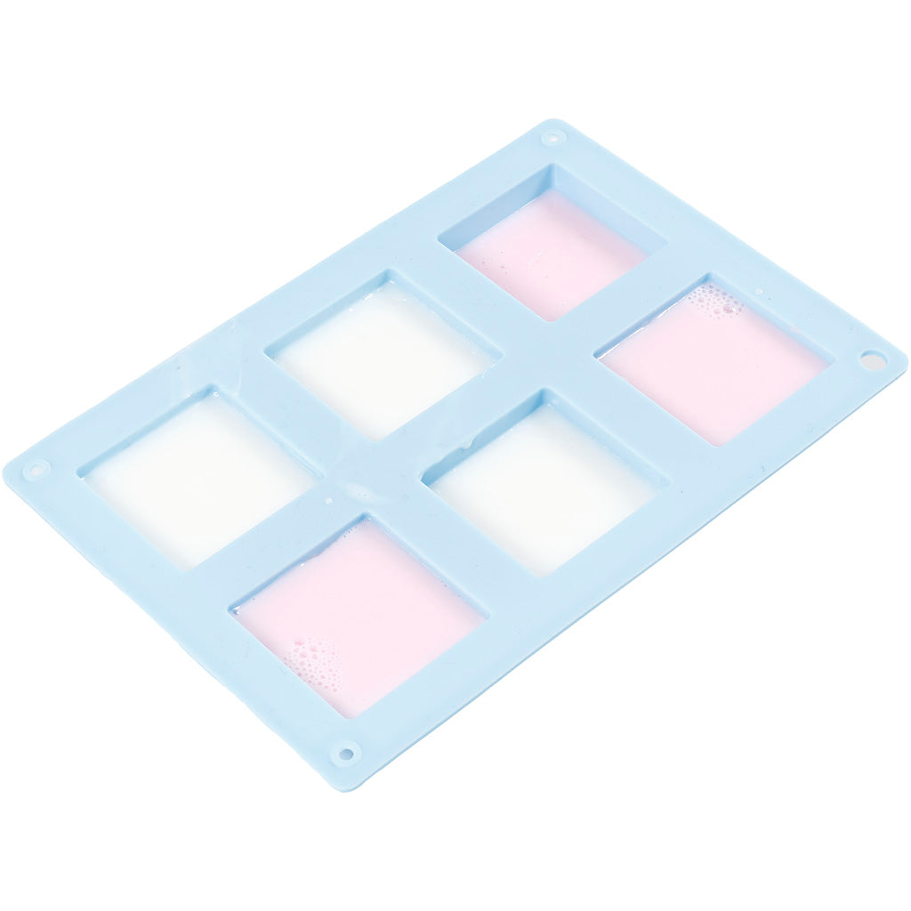 Silicone Mould, H: 2,5 cm, L: 5 cm, W: 5 cm, 60 ml, 1 pc [HOB-371811]