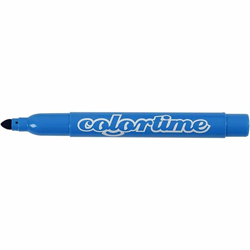 Colortime Markers, line 5 mm, light blue, 12 pc/ 1 pack [HOB-37334]